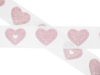 Lace hearts Printed Taffeta