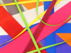 Picture of Sparkle Satin Ribbon (25mm X 20m) ASSORTED COLOURS