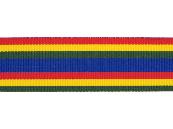 Picture of Striped Petersham/ Medal Ribbon (32mm x 20m)